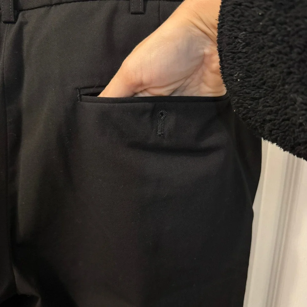 Murphy & Hartelius MH Mens 34R Pilot Aviation Uniform Black Dress Pants Wool